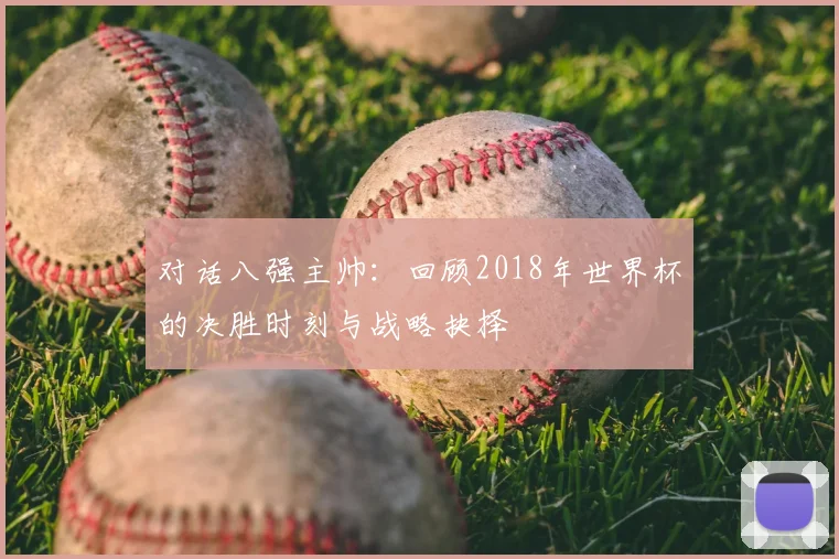 对话八强主帅：回顾2018年世界杯的决胜时刻与战略抉择